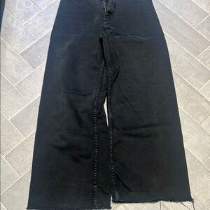 Black Wide-Leg Pants Zara